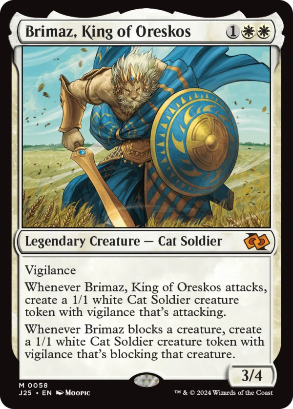 MTG Canarias - J25 0058 - Brimaz, King of Oreskos