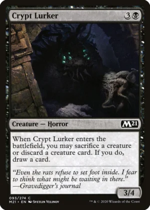 MTG Canarias - M21 93 - Crypt Lurker