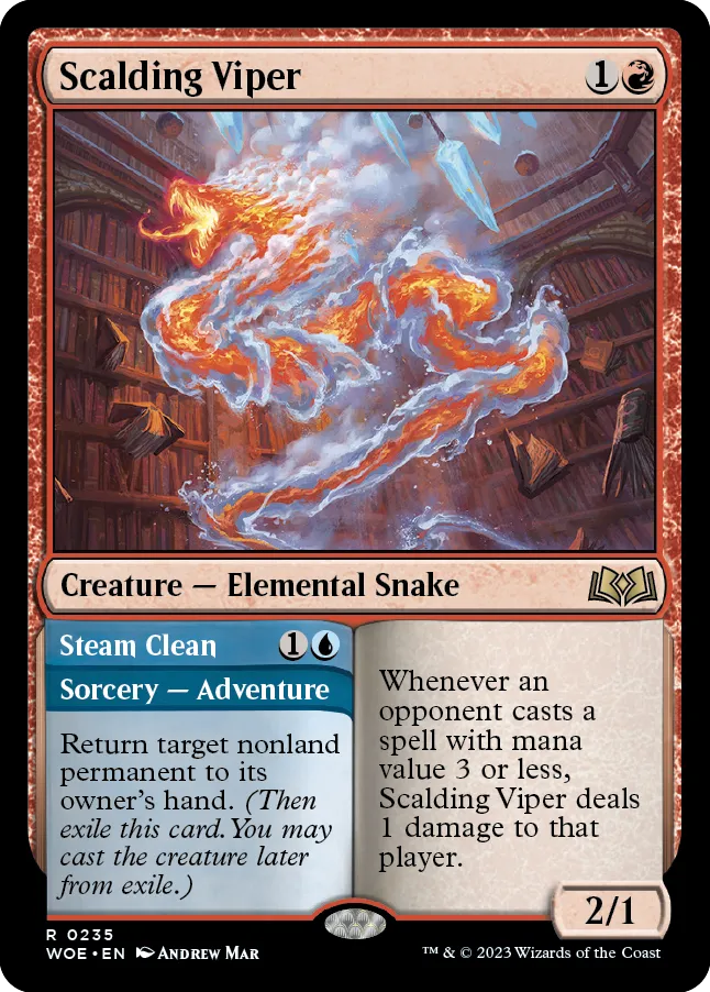 MTG Canarias - WOE 0235 - Scalding Viper