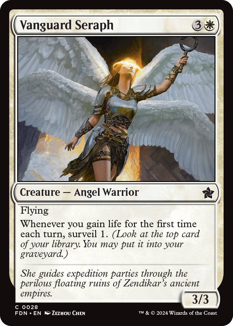 MTG Canarias - FDN 0028 - Vanguard Seraph