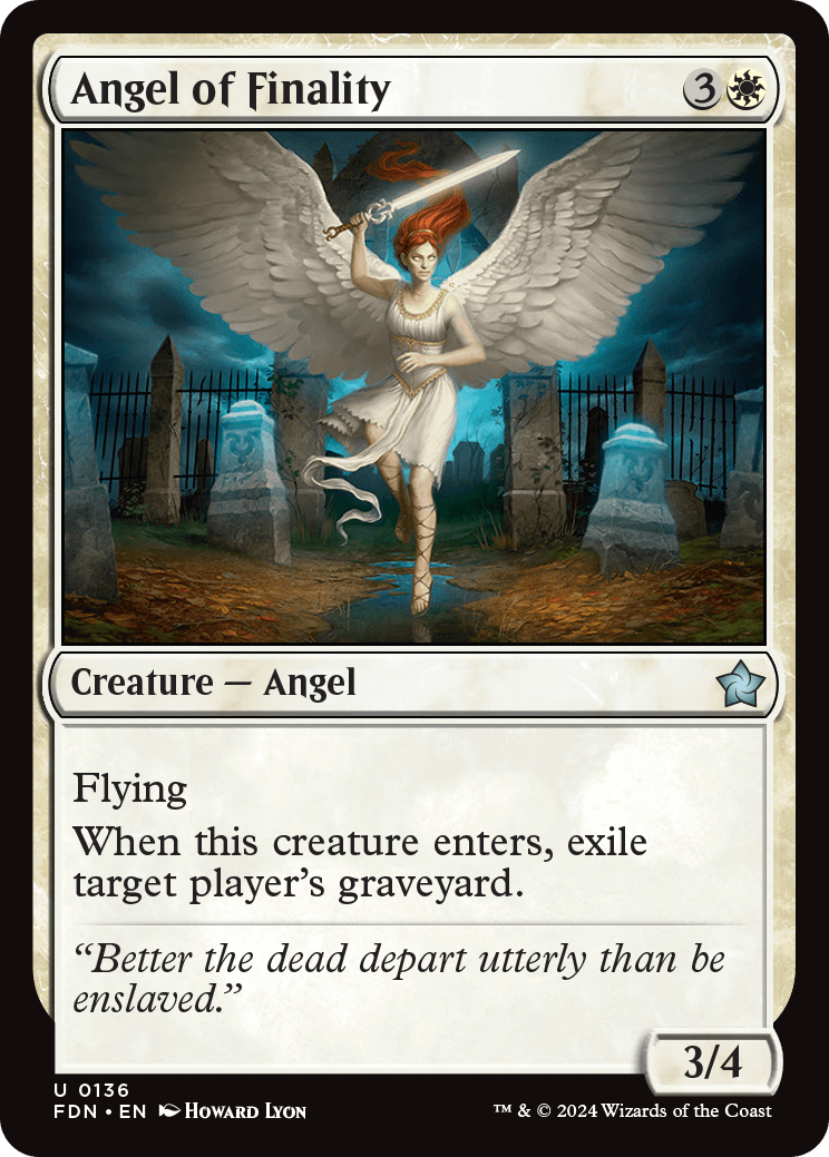 MTG Canarias - FDN 0136 - Angel of Finality