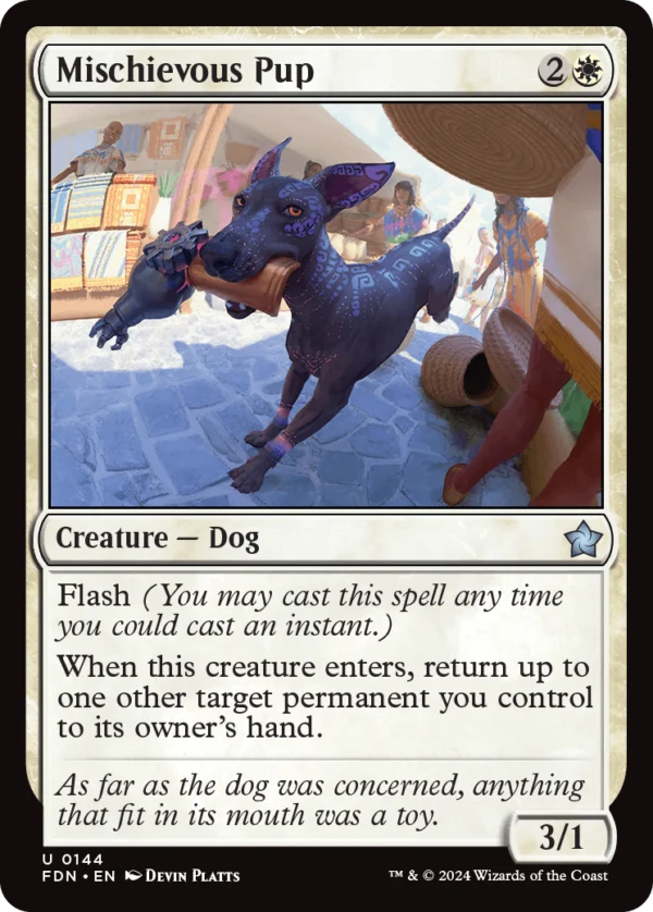 MTG Canarias - FDN 0144 - Mischievous Pup