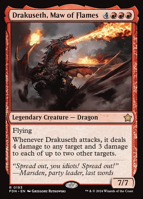 Drakuseth, fauces de fuego