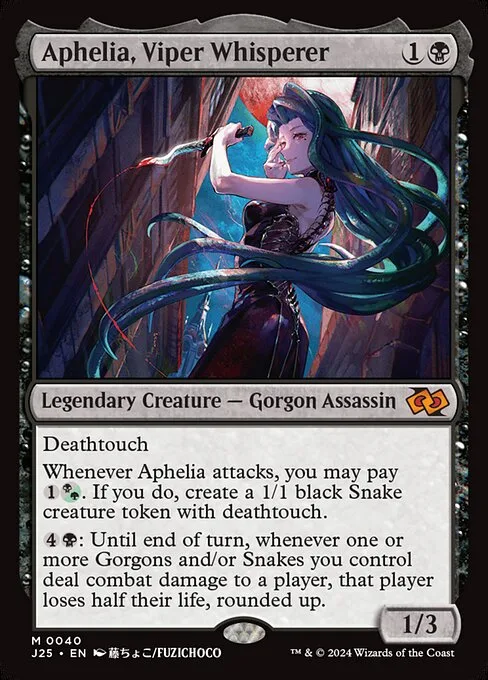 Aphelia, encantadora de víboras