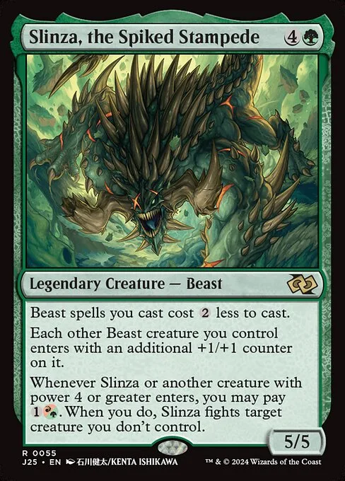 Slinza, la estampida con púas