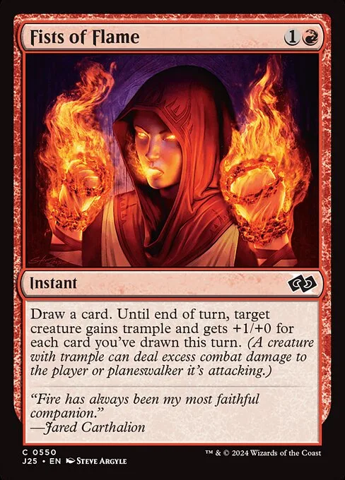 Puños de llamas