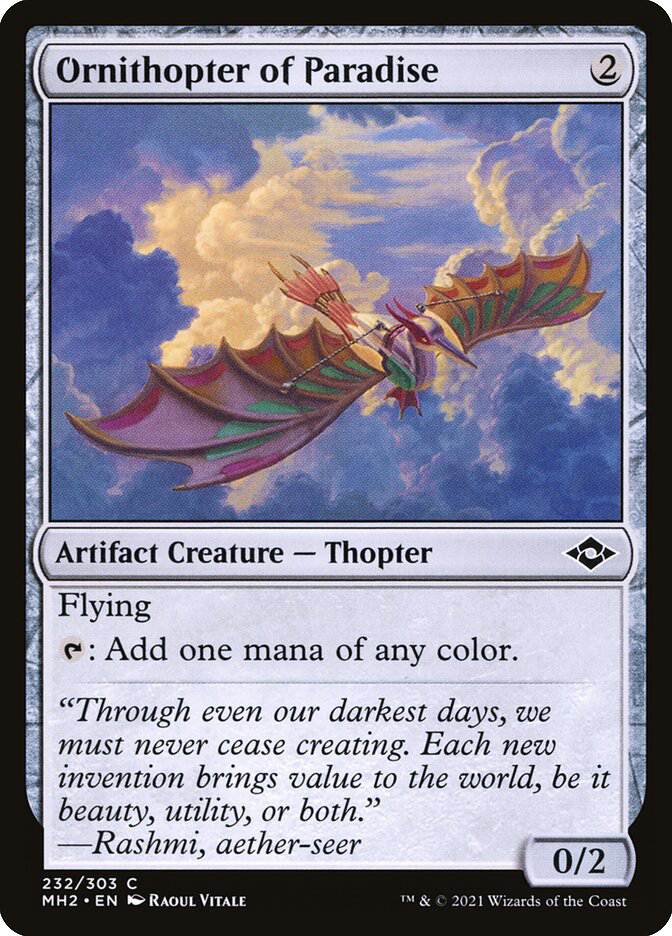 MTG Canarias - MH2 232 - Ornithopter of Paradise