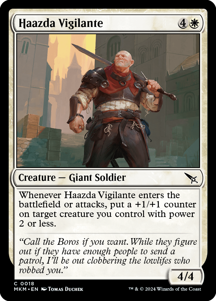 MTG Canarias - MKM 0018 - Haazda Vigilante