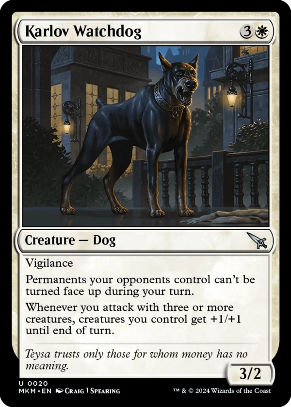 MTG Canarias - MKM 0020 - Karlov Watchdog