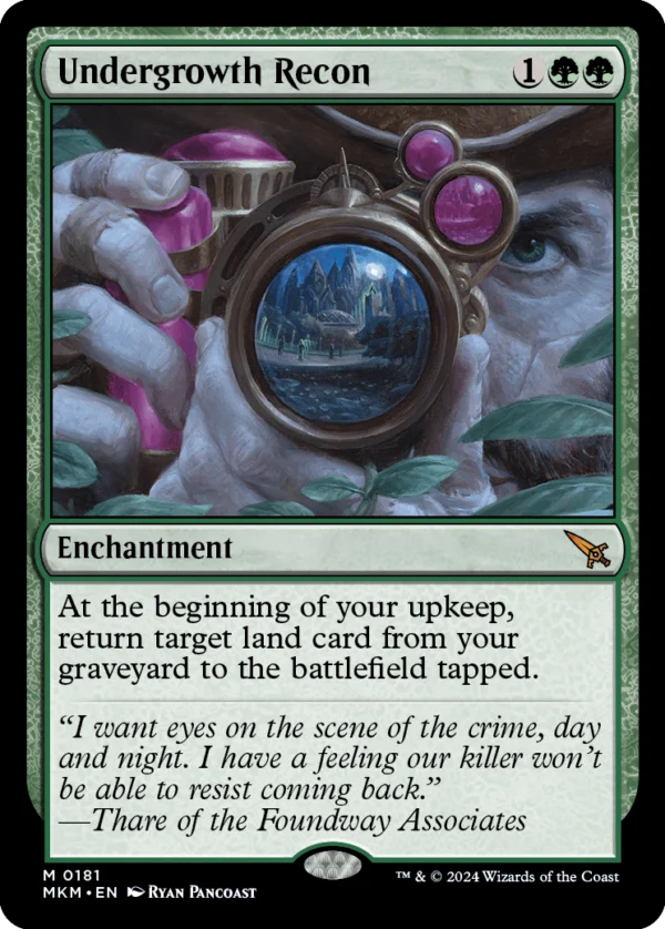 MTG Canarias - MKM 0181 - Undergrowth Recon