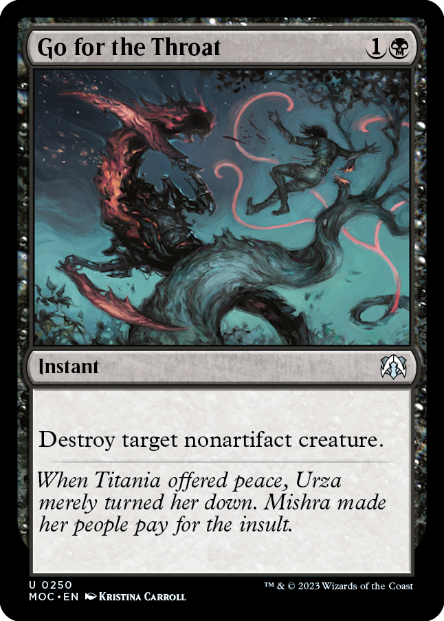 MTG Canarias - MOC 0250 - Go for the Throat