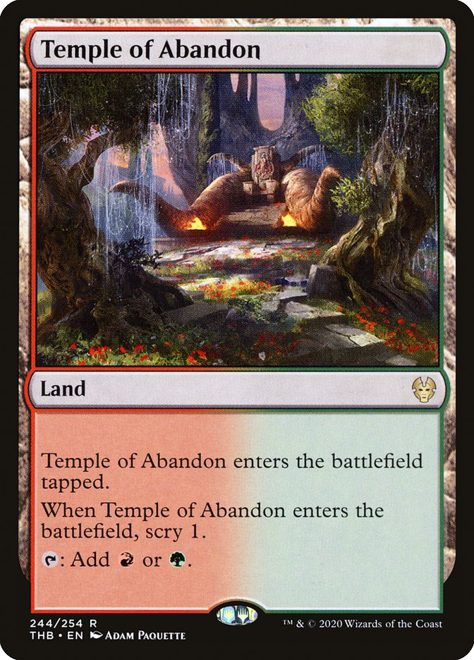 MTG Canarias - THB 244 - Temple of Abandon