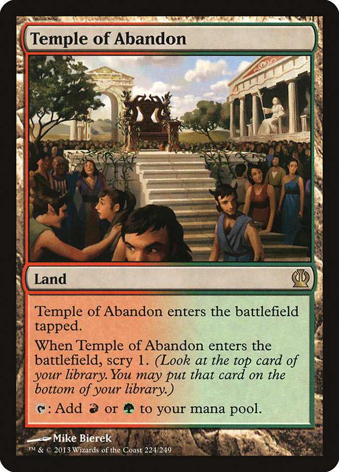 MTG Canarias - THS 224 - Temple of Abandon