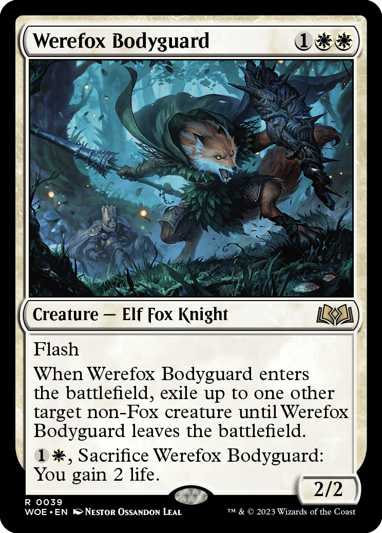 MTG Canarias - WOE 0039 - Werefox Bodyguard