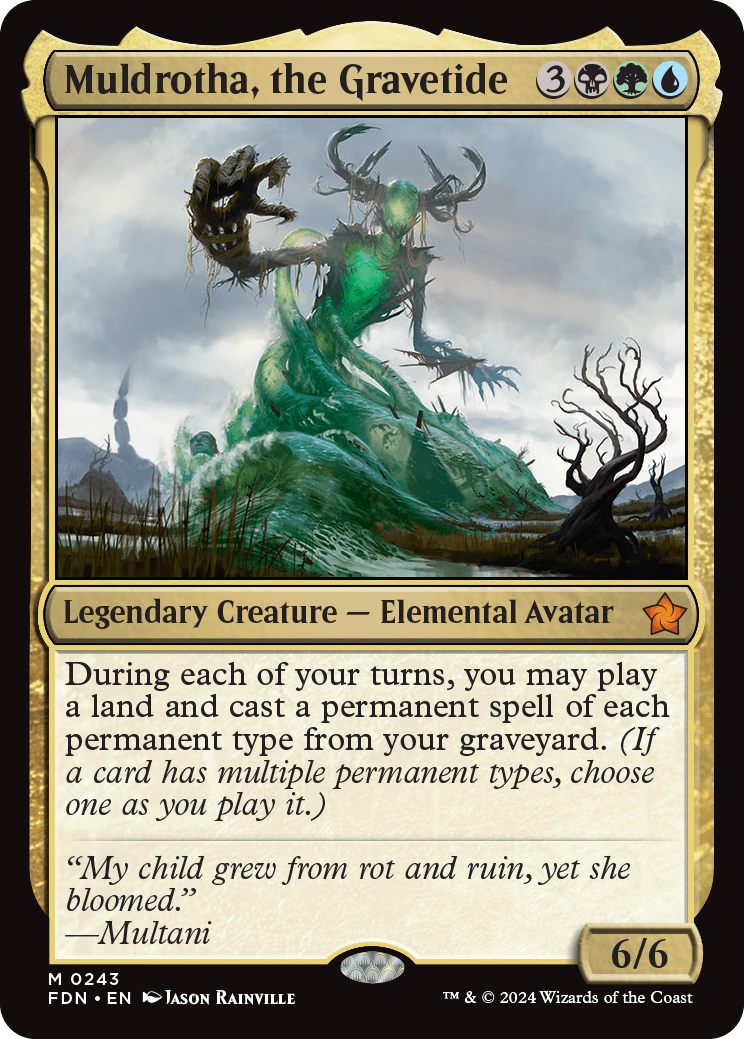 MTG Canarias - FDN 0243 - Muldrotha, the Gravetide