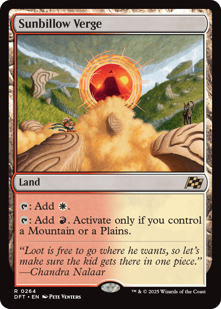 MTG Canarias - DFT 0264 - Sunbillow Verge