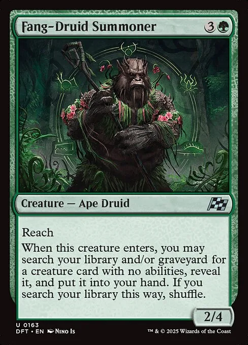 Invocador druida colmilludo