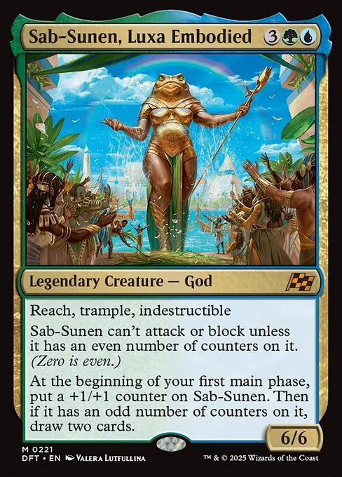 Sab-Sunen, encarnación del Luxa