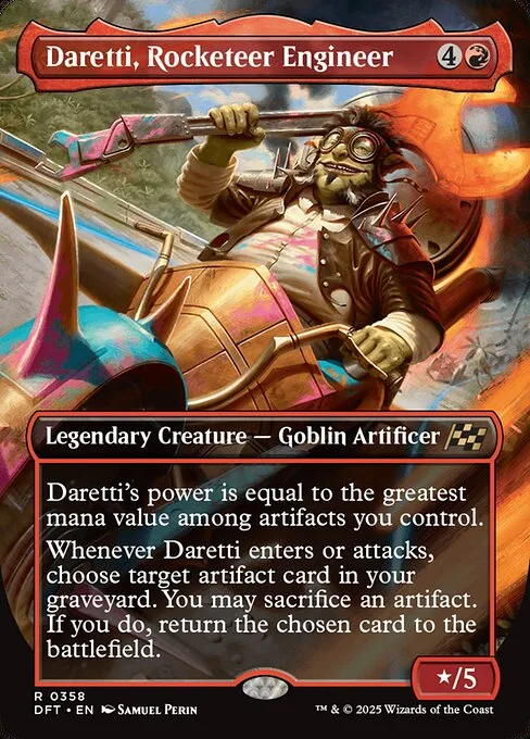 Daretti, ingeniero de los Coheteros