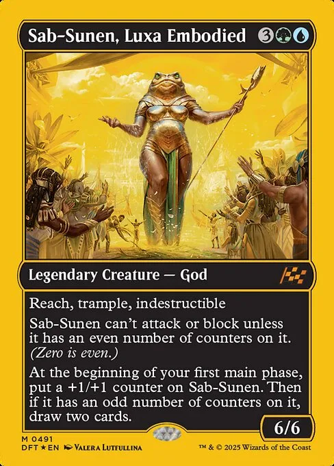 Sab-Sunen, encarnación del Luxa