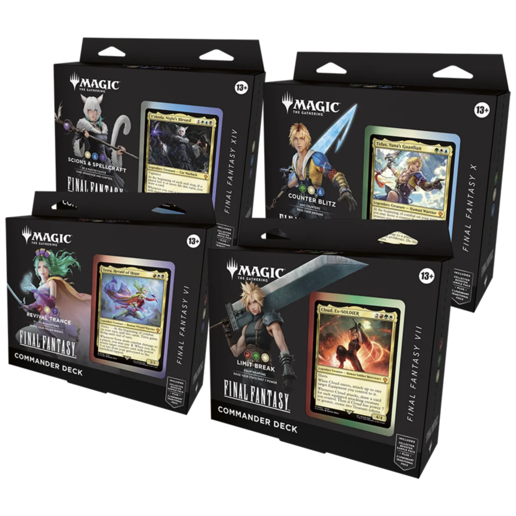 Set de 4 Mazos preconstruidos de Final Fantasy