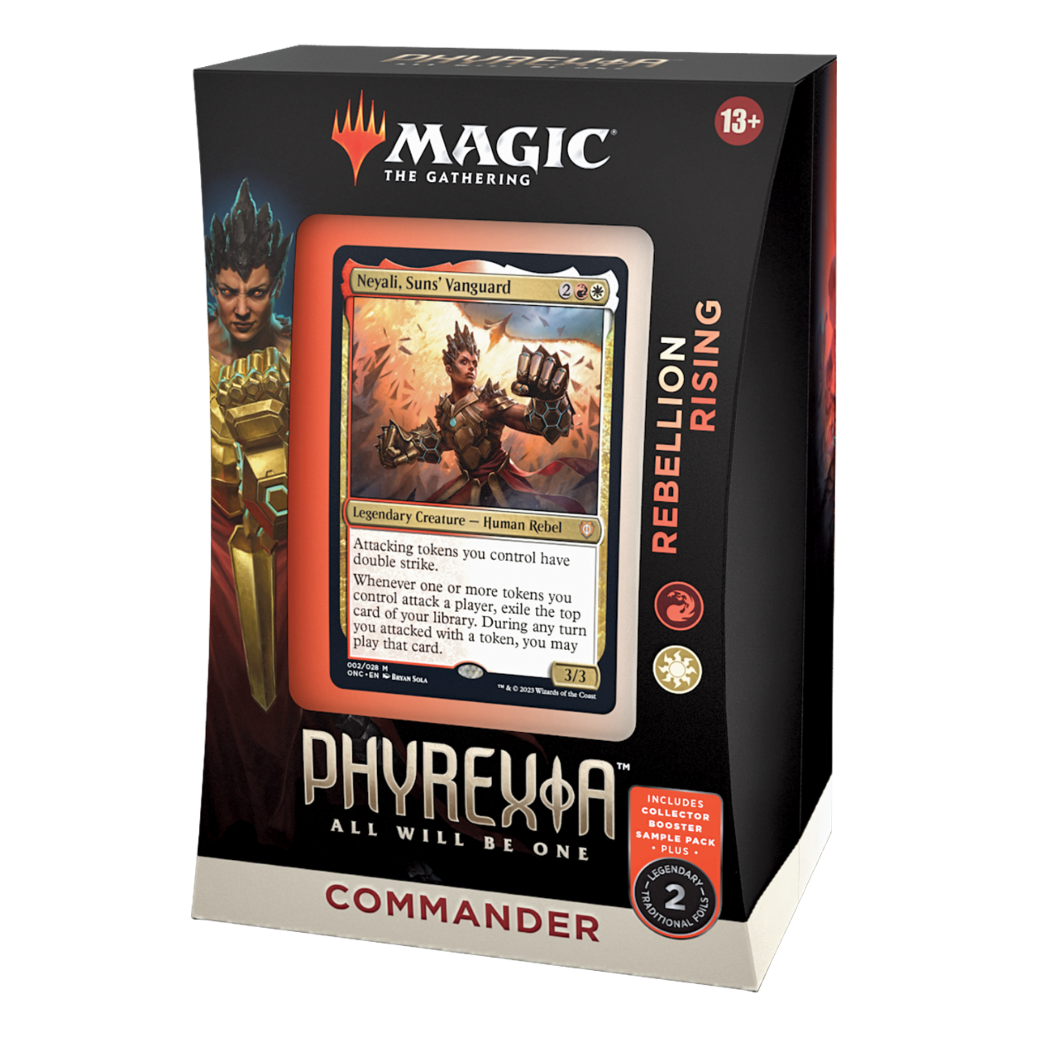 MTG Canarias - Pirexia All will be One - Commander Deck - Neyali, Suns' Vanguard (Rebellion Rising)