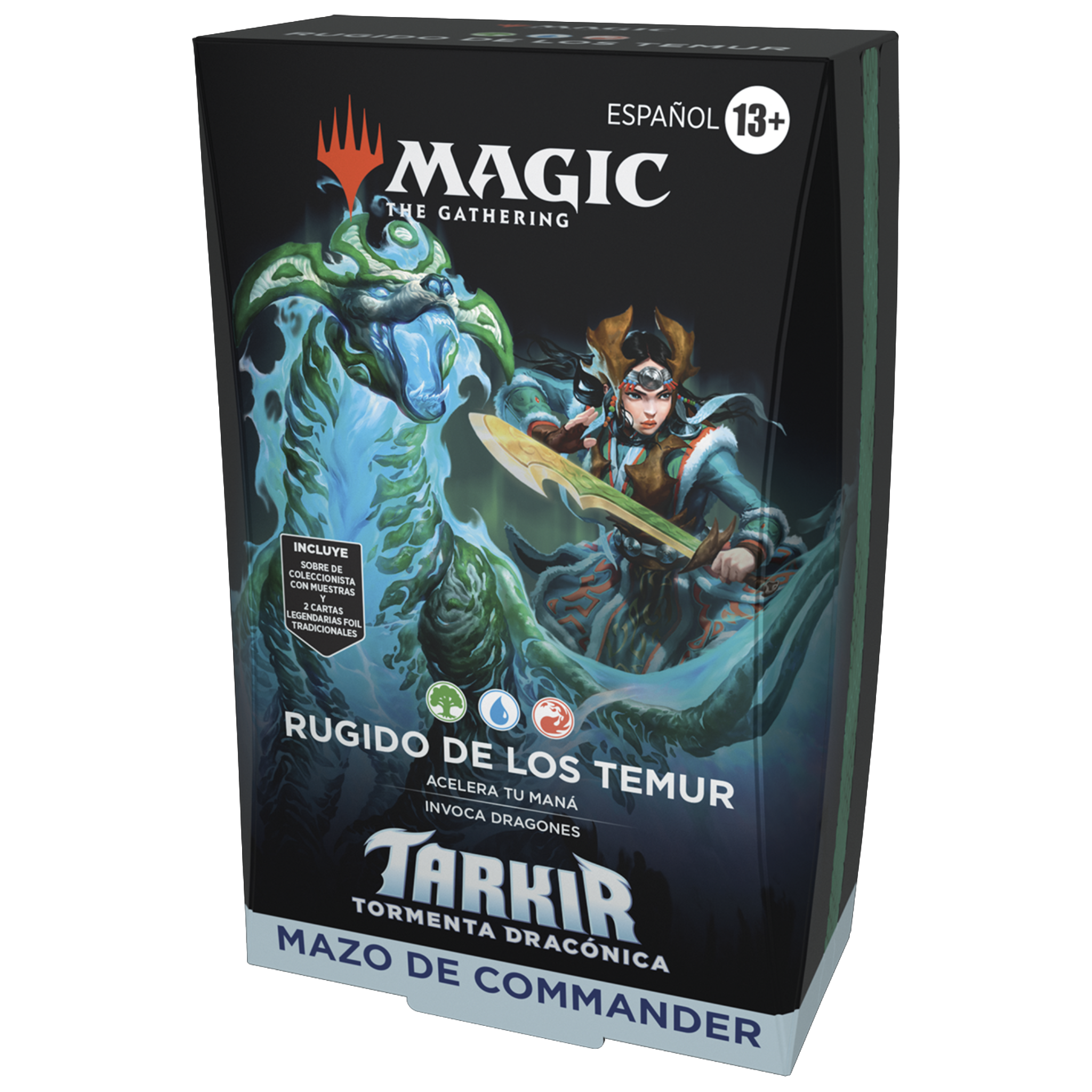 MTG Canarias - Tarkir, tormenta dracónica - Mazo preconstruido de Commander - Rugido de los Temur