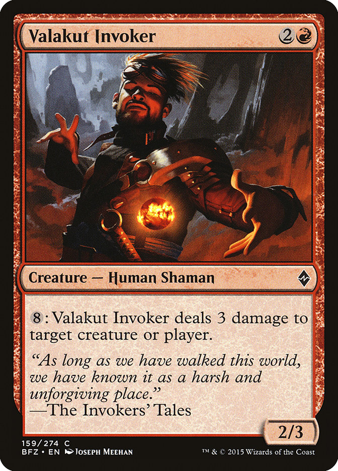 MTG Canarias - BFZ 159 - Valakut Invoker