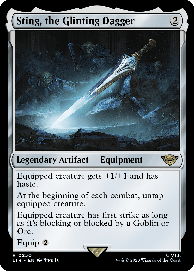 MTG Canarias - LTR 0250 - Sting, the Glinting Dagger