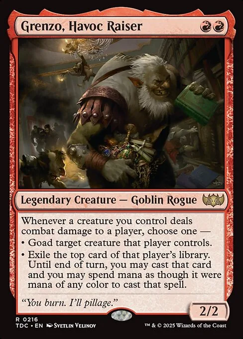 Grenzo, creador de estragos