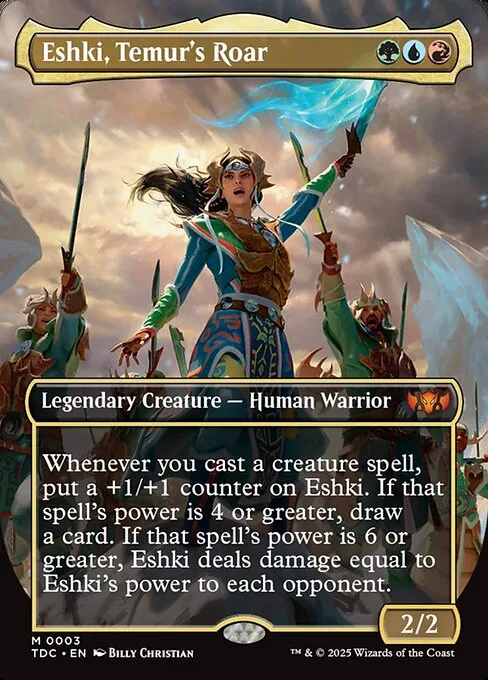 Eshki, rugido de los Temur