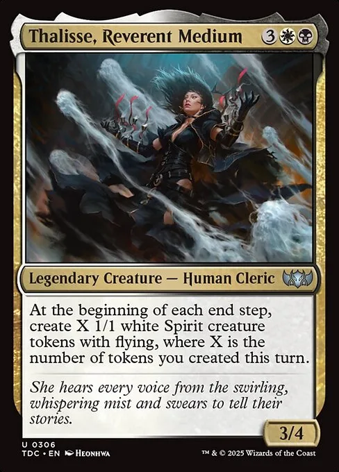 Thalisse, médium reverente