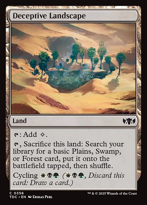 Paisaje engañoso