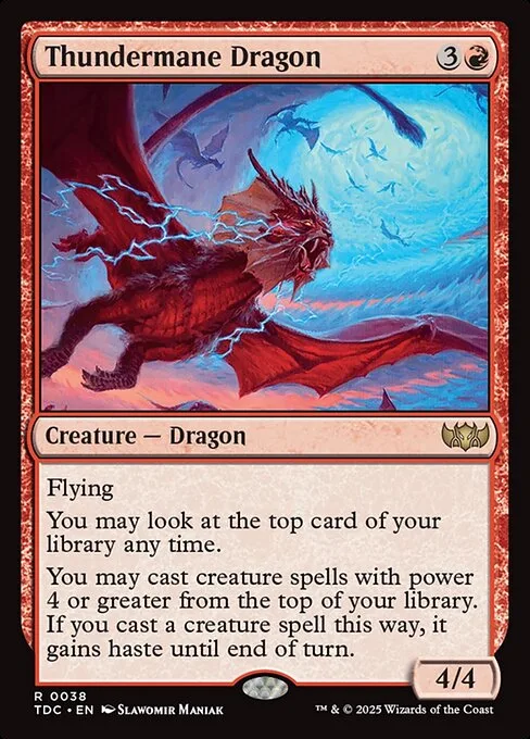 Dragón melenatrueno