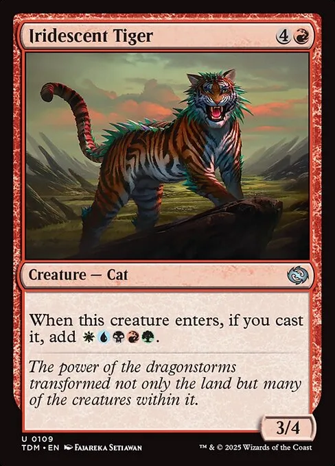 Tigre iridiscente