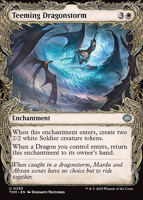 Tormenta de dragones desbordante