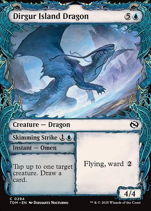 Dragón de la isla de Dirgur // Golpe excoriante