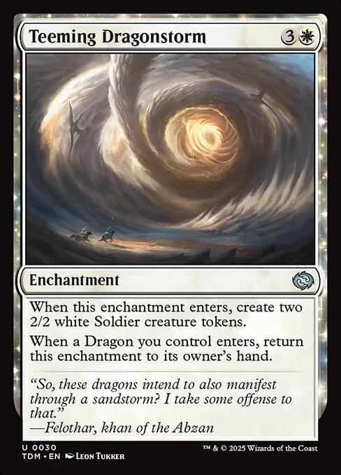 Tormenta de dragones desbordante
