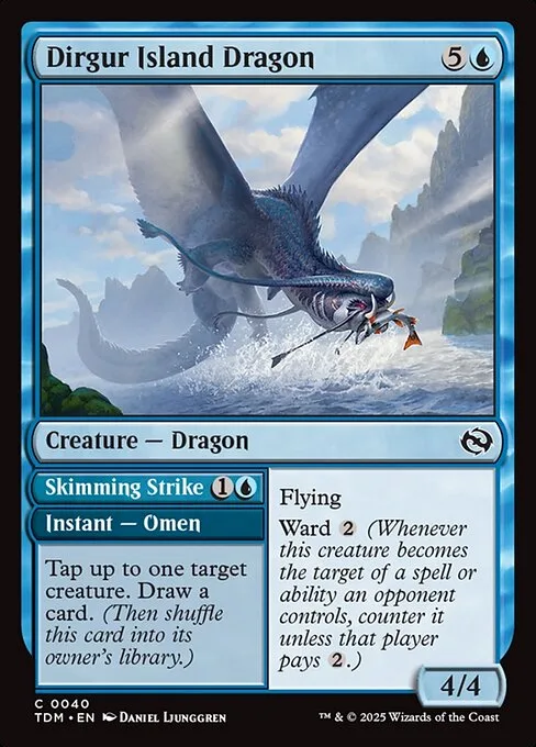 Dragón de la isla de Dirgur // Golpe excoriante