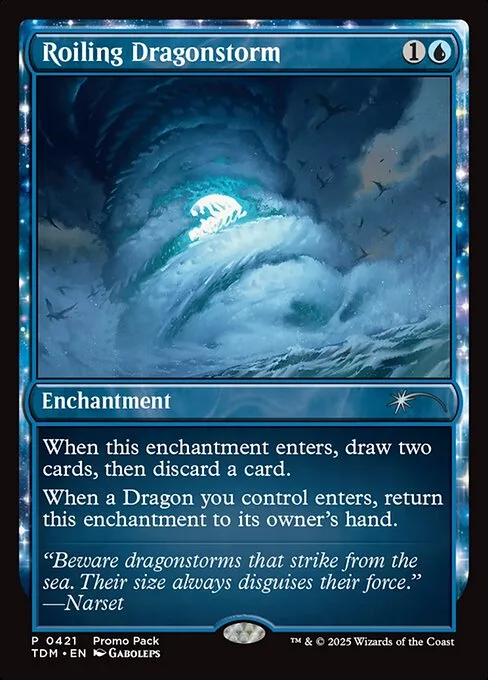 Tormenta de dragones agitada