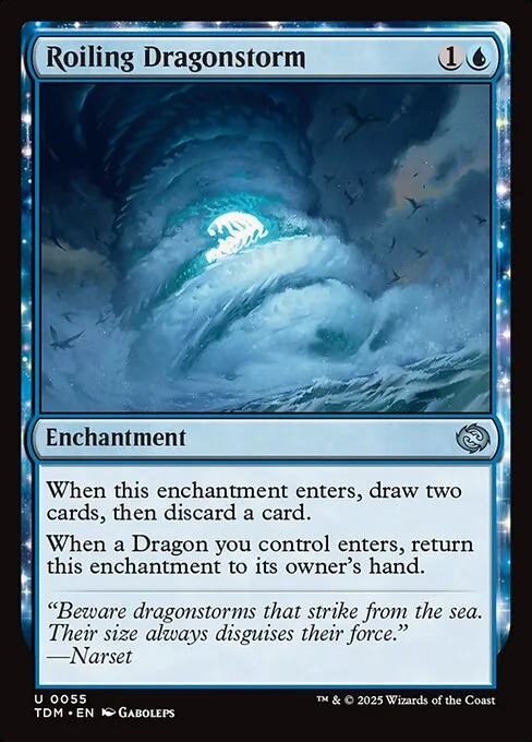 Tormenta de dragones agitada