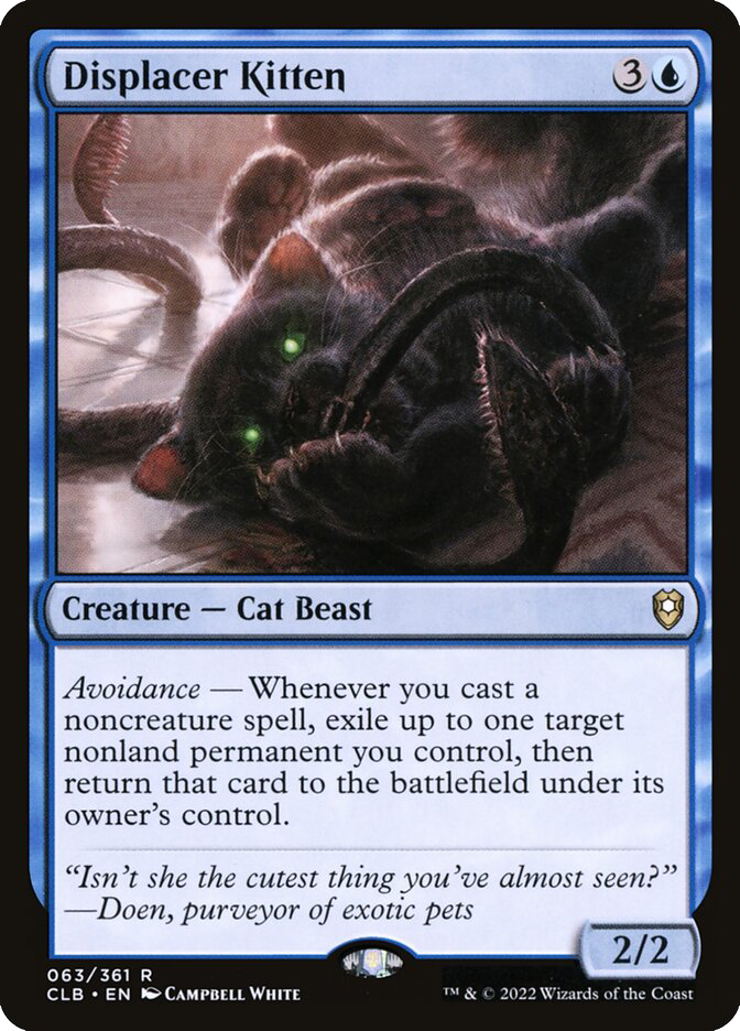 MTG Canarias - CLB 063 - Displacer Kitten