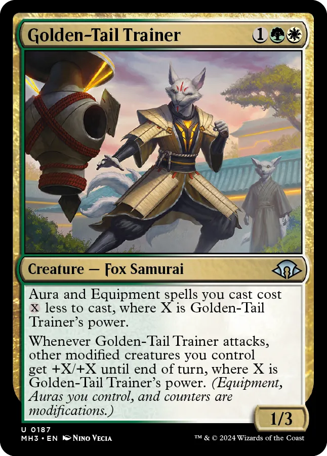 MTG Canarias - MH3 0187 - Golden-Tail Trainer