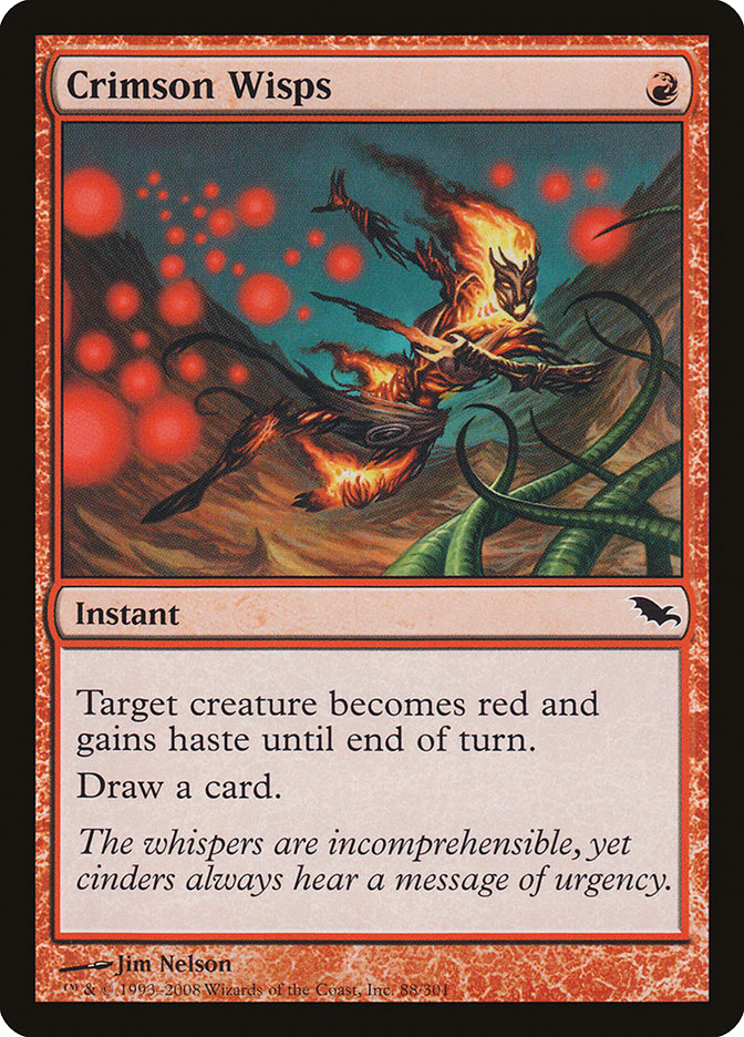 MTG Canarias - SHM 88 - Crimson Wisps