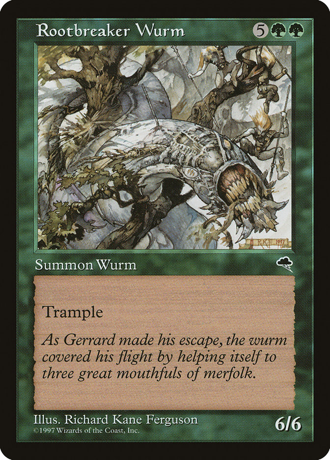 MTG Canarias - TMP 251 - Rootbreaker Wurm