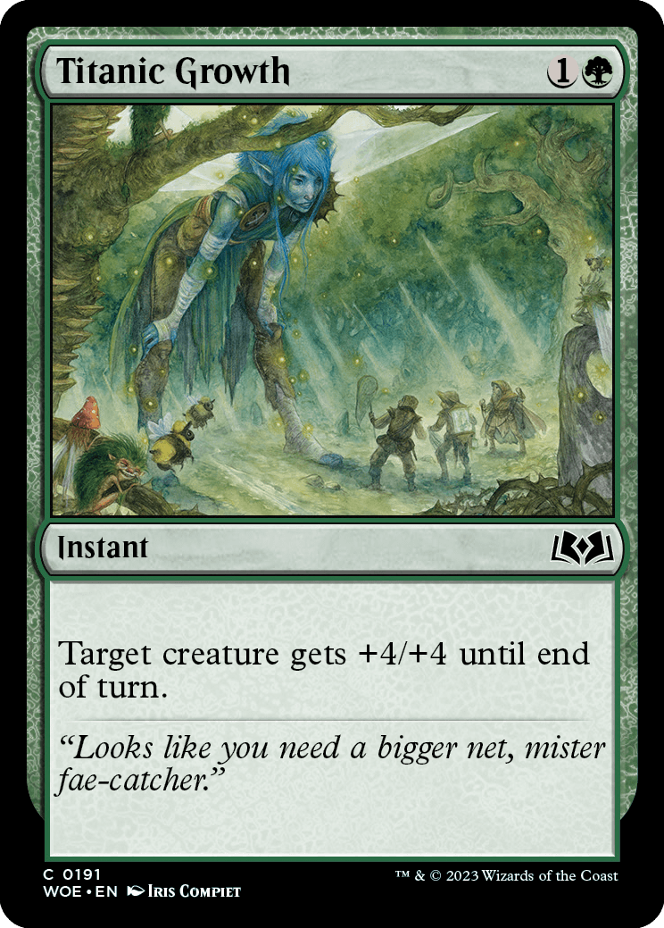 MTG Canarias - WOE 0191 - Titanic Growth
