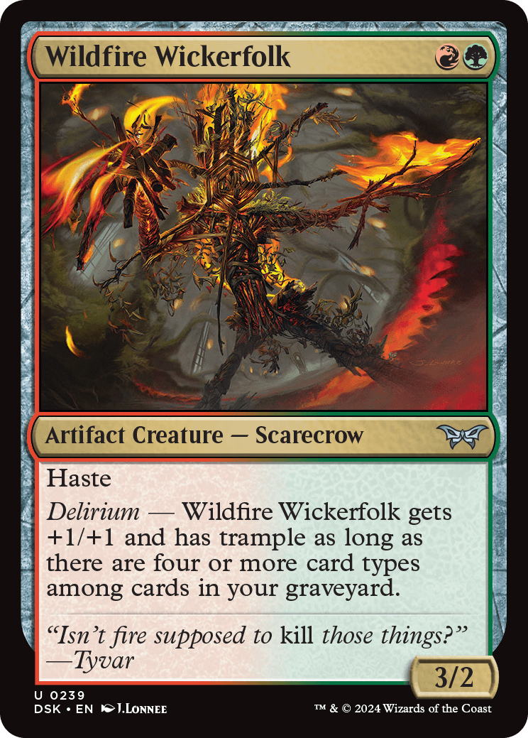 MTG Canarias - DSK 0239 - Wildfire Wickerfolk