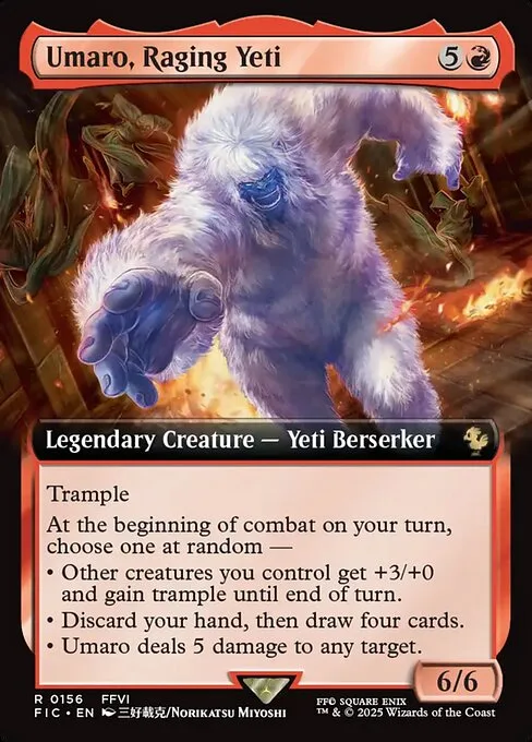 Umaro, yeti iracundo