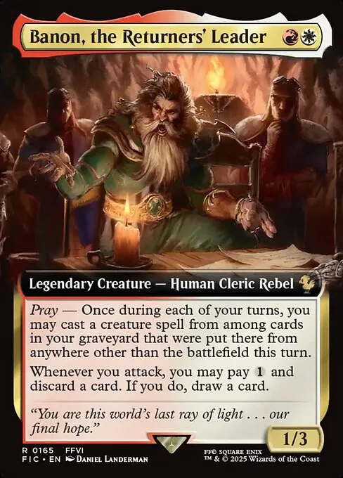 Banon, líder de los Replicantes