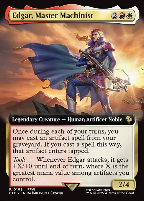 Edgar, maquinista maestro